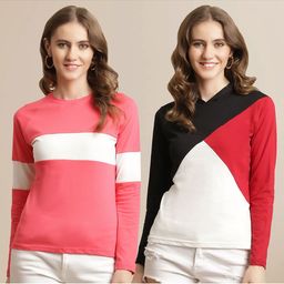 Metronaut Women 2 Applique T-shirt-image-99