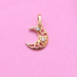 925 SILLER 925 Sterling Silver Artificial Stones Studded Quirky Shaped Pendant-image-26