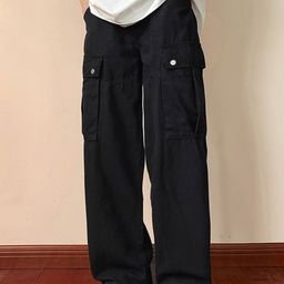 StyleCast Men Loose Fit Mid-Rise Cargo Trousers-image-96