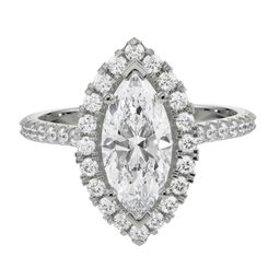 Emori Vine Engagement 14 Kt Gold Ring-image-81
