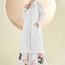 First Resort by Ramola Bachchan Coat With Palazzos Co-Ords-image-7