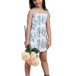 Funny Bones Clothings Animal Print A-Line Dress-image-55