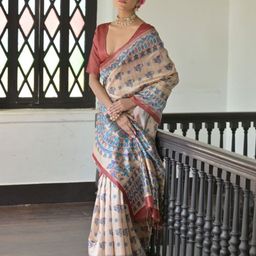 Anouk Ethnic Motifs Tussar Saree-57