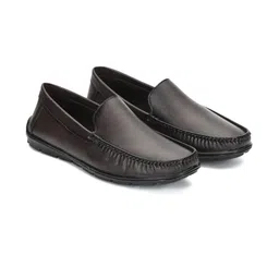 STEPHORN Men Brown Faux Leather Premium Slip-On Comfort Loafers-picture-40