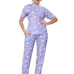 vj fashion Women Printed Night suit-picture-21