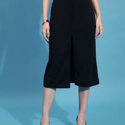 BUY NEW TREND Straight Midi Skirt-picture-31