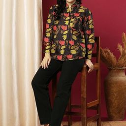 Moda Rapido Print Shirt Style Top-picture-18