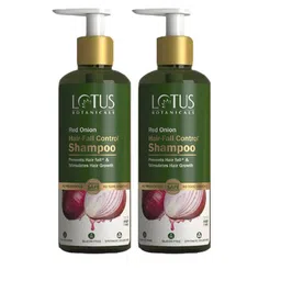 Lotus Botanicals Set Of 2 Red Onion Hair Fall Control Shampoo - 300ml Each-58