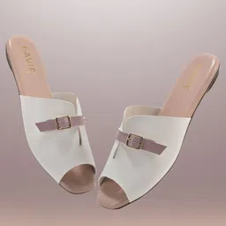 Lavie Women Colourblocked Open Toe Flats with Buckles-picture-22