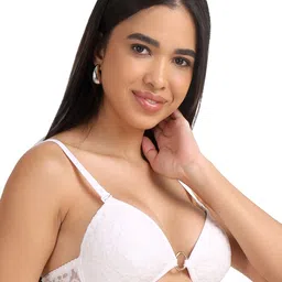 SELFCARE Abstract Bra Half Coverage Lightly Padded image 5