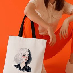 ARTBUG Printed Shopper Tote Bag-26