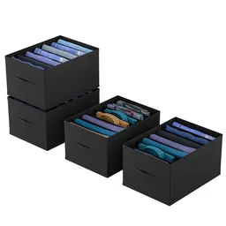 Kuber Industries Black Set of 4 Regular Drawer Organiser Organisers-2