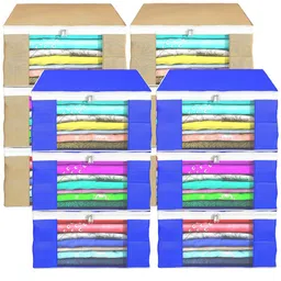 Kuber Industries Blue Set of 6 Regular Drawer Organiser Organisers image 3