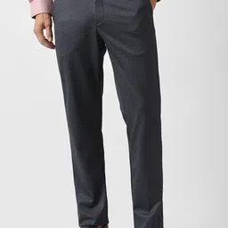van heusen V Dot Men Slim Fit Low-Rise Formal Trousers-picture-24