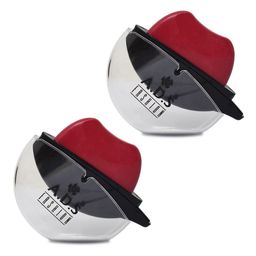 A.D.S Set Of 2 Lip Shape Apple Design Long Lasting Lipstick - 10 gm - Rose Gold - 12 image 1