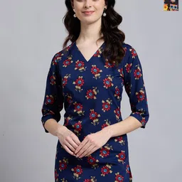 THE FAB FACTORY Pack Of 2 Floral Print Top-picture-4