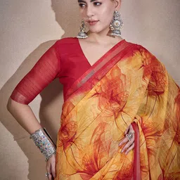 Sangria Printed Saree With Blouse-picture-33
