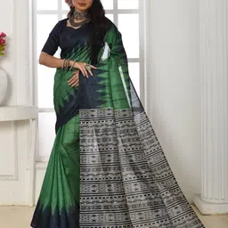 Anouk Printed Tussar Saree-picture-0