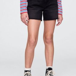 GAP Girls Lightly Washed Denim Shorts-8