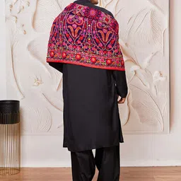 VASTRAMAY Men Regular Kurta with Patiala & With Dupatta image 3
