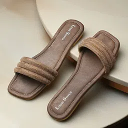 LOUIS STITCH Women Shiny Strap Lightweight Flats-58
