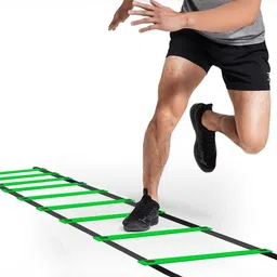 STRAUSS 2M Speed Training Ladder with 8 Adjustable Rungs (Green)-25