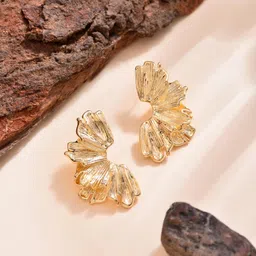 Reenisaa Feather Shaped Studs Earrings-picture-36