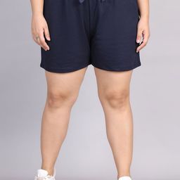Rute Women Plus Size Cotton Sports Shorts-image-4