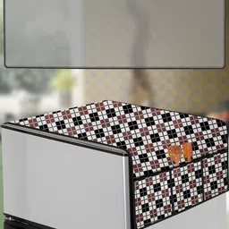 The Furnishing Tree Grey Printed Refrigerator Cover-image-84