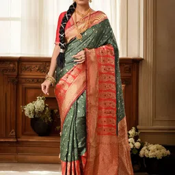 Anouk Woven Design Designer Traditional Kanjeevaram Saree-image-58