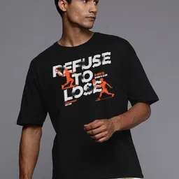HRX by Hrithik Roshan Men Typography Printed Round Neck Pickleball Sports T-Shirt-image-80