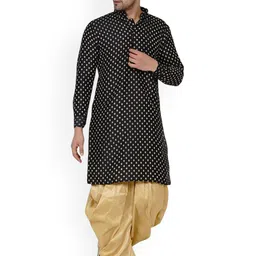 VEERA PARIDHAAN Men Regular Kurta with Dhoti Pants-image-44