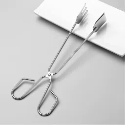 Serving Tongs, Scissor Clip Multifunctional Kitchen Wire Food Serving Tong Scissors-image-62