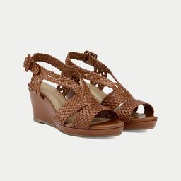 Oroh Women Leather Wedge Sandals-55