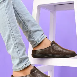 HERE&NOW Men Brown Comfort Sandals-picture-35