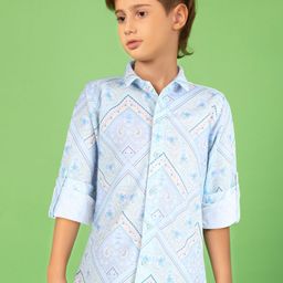 MashUp Boys Opaque Printed Casual Shirt-image-52