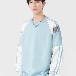 StyleCast x Revolte Men Colourblocked Sweatshirt-image-97
