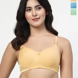 LILY Inimad Pack Of 3 Full Coverage Lightly Padded Bralette Bra-4