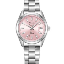 Alexandre Christie Women Dial & Stainless Steel Bracelet Style Straps Analogue Watch 2B54LDBSSLK-image-86
