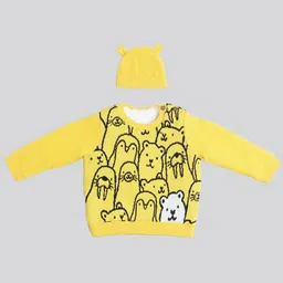 Ed-a-Mamma Baby Boys Animal Printed Pullover-picture-49