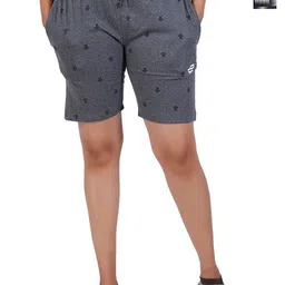 FEEL TRACK Women Pack of 2 Printed Shorts-picture-33