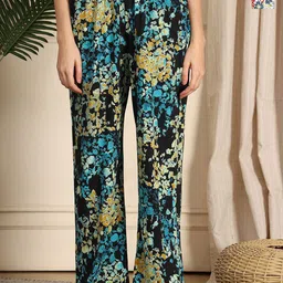 TAG 7 Pack Of 2 Printed Cotton Mid-Rise Lounge Pants-image-95