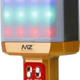 MIC 13 (KARAOKE MIC WITH SPEAKER) Rechargeable FM Radio Voice Changer RGB Light Microphone-28