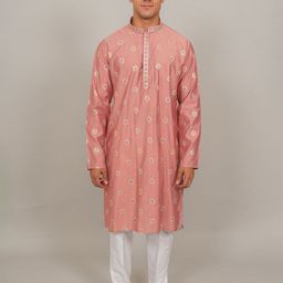 Bluesaanchi Handcrafted Cotton Kurta Pajama Set for Men-picture-9