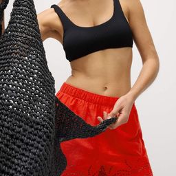 Marks & Spencer Women Self Design High-Rise Fashion Regular Shorts-image-97