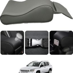 Universal Grey Arm Pain Releif Armrest/Handrest With Phone Holder For Car-67 Car Armrest Cover-image-56
