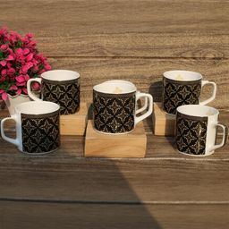 laghima jadon Multicoloured Printed Ceramic Glossy Cups Set of Cups and Mugs image 4