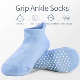 AHC Kids Pack Of 6 Patterned Cotton Ankle Length Cotton Socks image 4