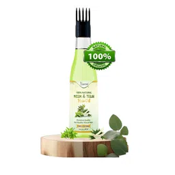 KEYOZA 100% Natural Neem & Tulsi Hair Oil For Healthy Skin And Hair - 100 ml-19