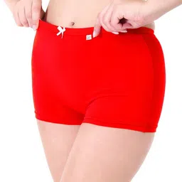 Xjarvis High Coverage Super Combed Stretch Mid Waist Boy Shorts Briefs XJ-01-LB-PL-R-1-S-image-65